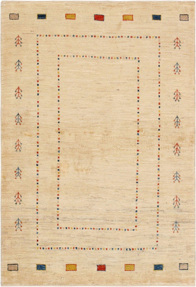 Canvello Silkroad Hand - Knotted Gabbeh Rugs - 3'4" X 5' - Canvello