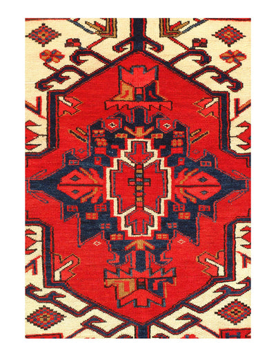 Canvello Persian Hand Knotted Hamadan Rugs - 3'8'' X 5'2''