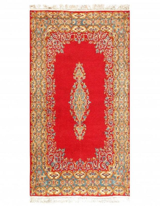 Canvello Silkroad Hand Knotted Kerman Rug - 4'1'' X 7'6'' - Canvello