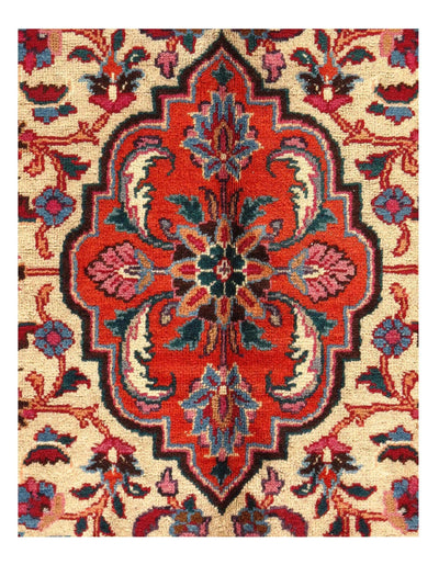 Canvello Persian Hand Knotted Red Rugs For Living Room - 9'11'' X 12'11