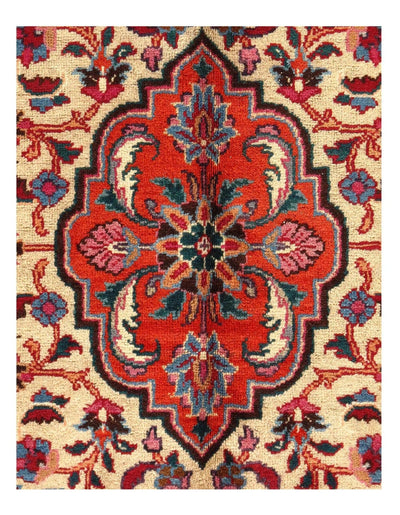 Canvello Silkroad Hand Knotted Red Rugs For Living Room - 9'11'' X 12'11 - Canvello