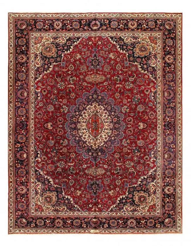 Canvello Silkroad Hand Knotted Red Rugs For Living Room - 9'11'' X 12'11 - Canvello