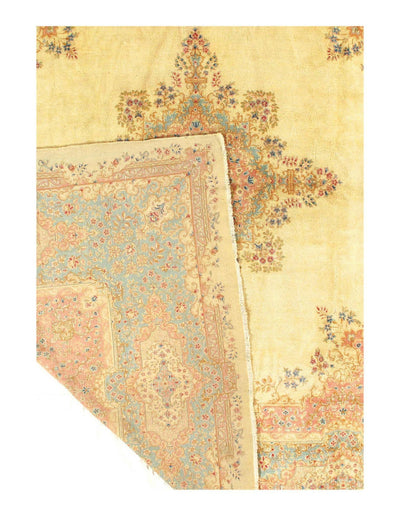 Canvello Silkroad Hand Knotted Vintage Kerman Rug - 11'8'' X 11'9'' - Canvello