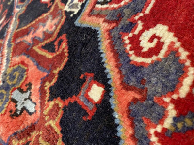 Canvello Silkroad Heriz Blue Red rugs - 10' x 12' - Canvello