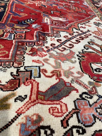 Canvello Silkroad Heriz Blue Red rugs - 10' x 12' - Canvello