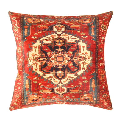 Canvello Silkroad Heriz Design Pillow - 16' X 16' - Canvello