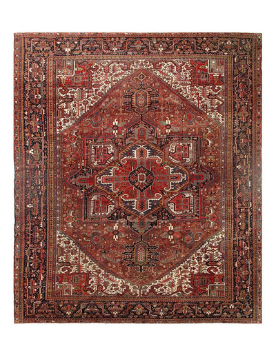 Canvello Silkroad Heriz Handmade Rugs - 11'7'' X 13'7'' - Canvello