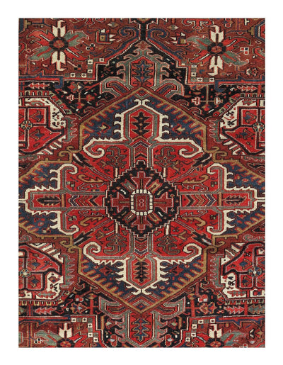 Canvello Silkroad Heriz Handmade Rugs - 11'7'' X 13'7'' - Canvello