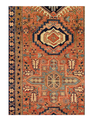 Canvello Silkroad Heriz Modern Runner Rug - 3'3'' X 11' - Canvello