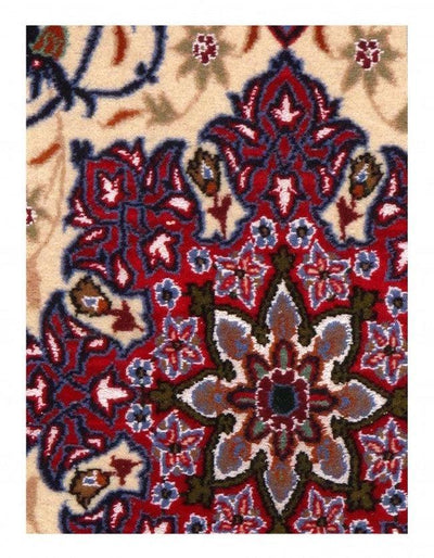 Canvello Silkroad Isfahan Beige Rug Living Room - 2'3'' X 3'9'' - Canvello