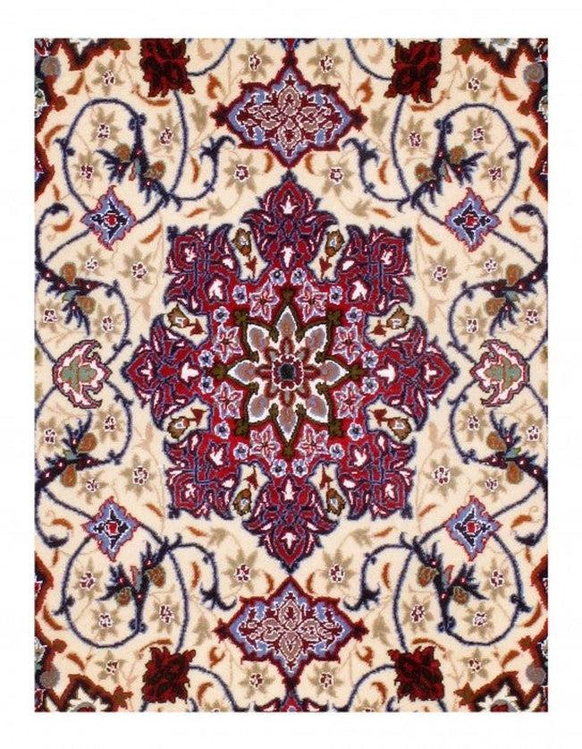 Canvello Silkroad Isfahan Beige Rug Living Room - 2'3'' X 3'9'' - Canvello