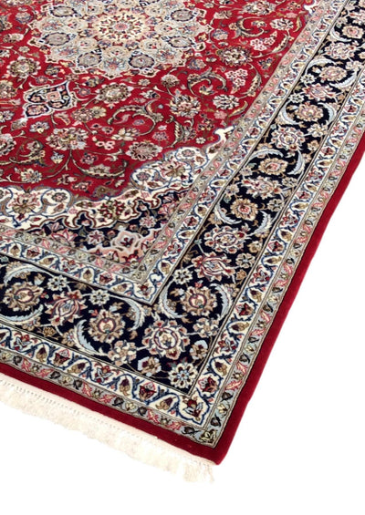 Canvello Silkroad Isfahan Large Red Area Rugs - 5' X 7'8" - Canvello