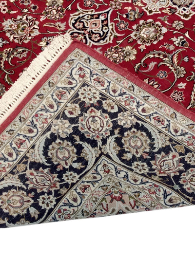 Canvello Silkroad Isfahan Large Red Area Rugs - 5' X 7'8" - Canvello