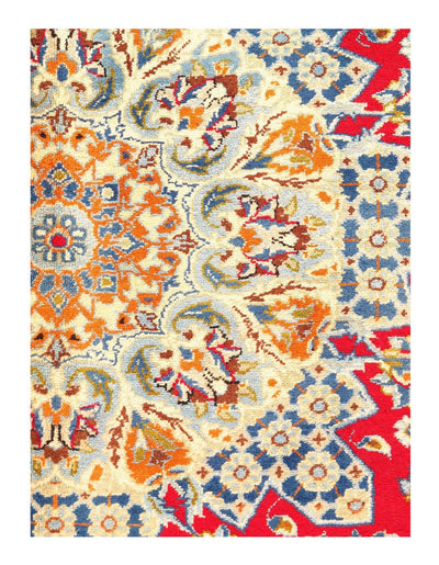 Canvello Silkroad Isfahan Red And Blue Rug - 9' X 12' - Canvello