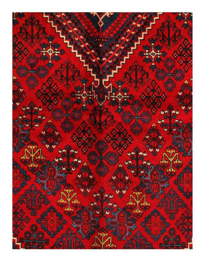 Canvello Silkroad Joshegan Blue And Red Rug - 10'3'' X 13'3'' - Canvello