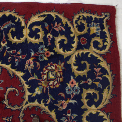Canvello Persian Kashan Red Rugs For Bedroom - 6'7'' X 9'8''