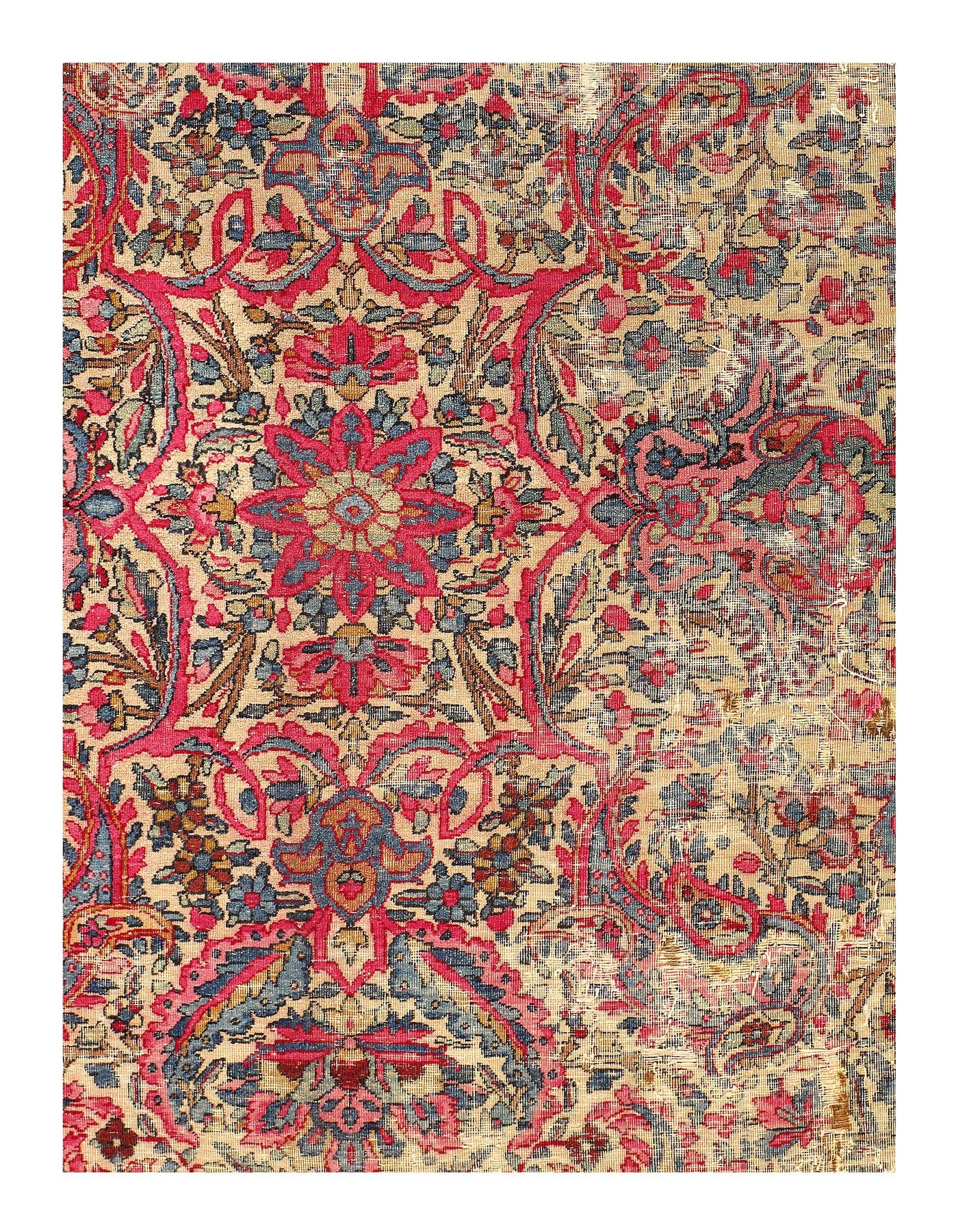 Canvello Persian Kerman Hand Knotted Rug - 9' X 12'2'