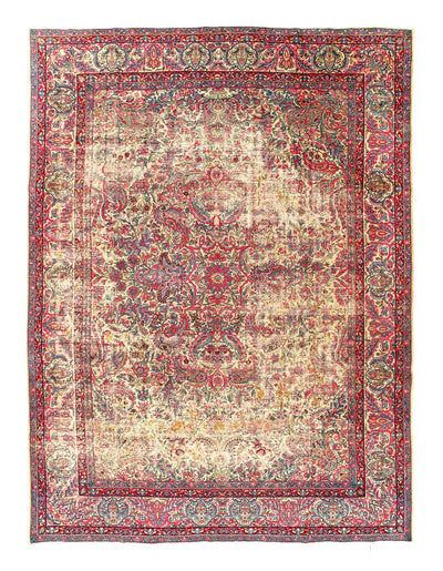 Canvello Silkroad Kerman Hand Knotted Rug - 9' X 12'2' - Canvello