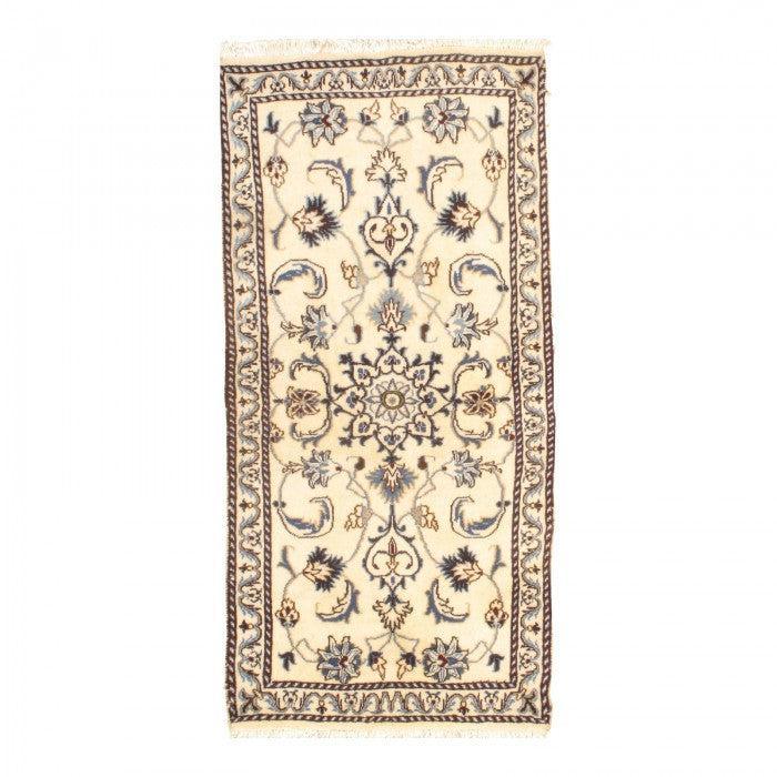 Canvello Silkroad Lamb's Wool & Silk Nain Rug - 2'2'' X 4'7'' - Canvello