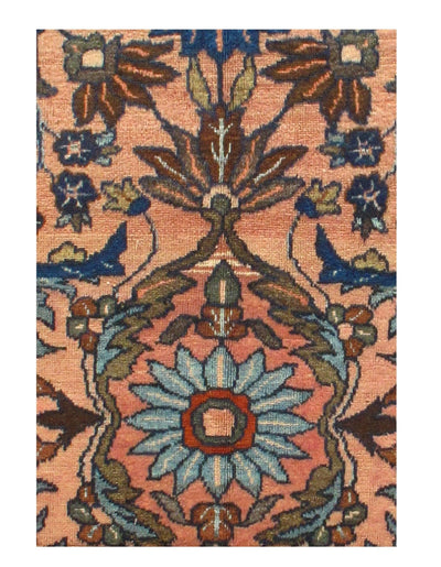 Canvello Silkroad Lilian Sarouk Peach Rug - 3'5" X 5' - Canvello