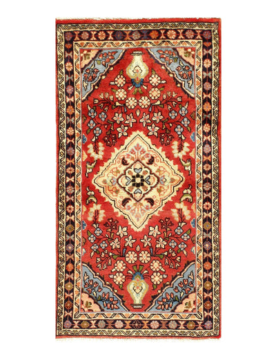 Canvello Silkroad Lilian Small Red Rugs - 2'4" x 4'6" - Canvello