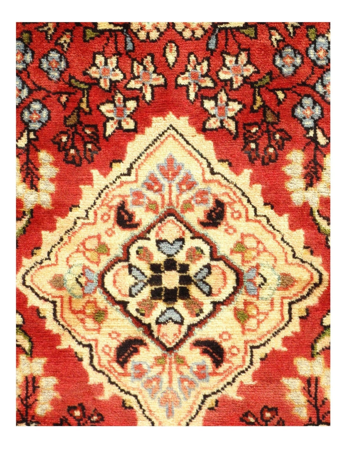 Canvello Silkroad Lilian Small Red Rugs - 2'4" x 4'6" - Canvello