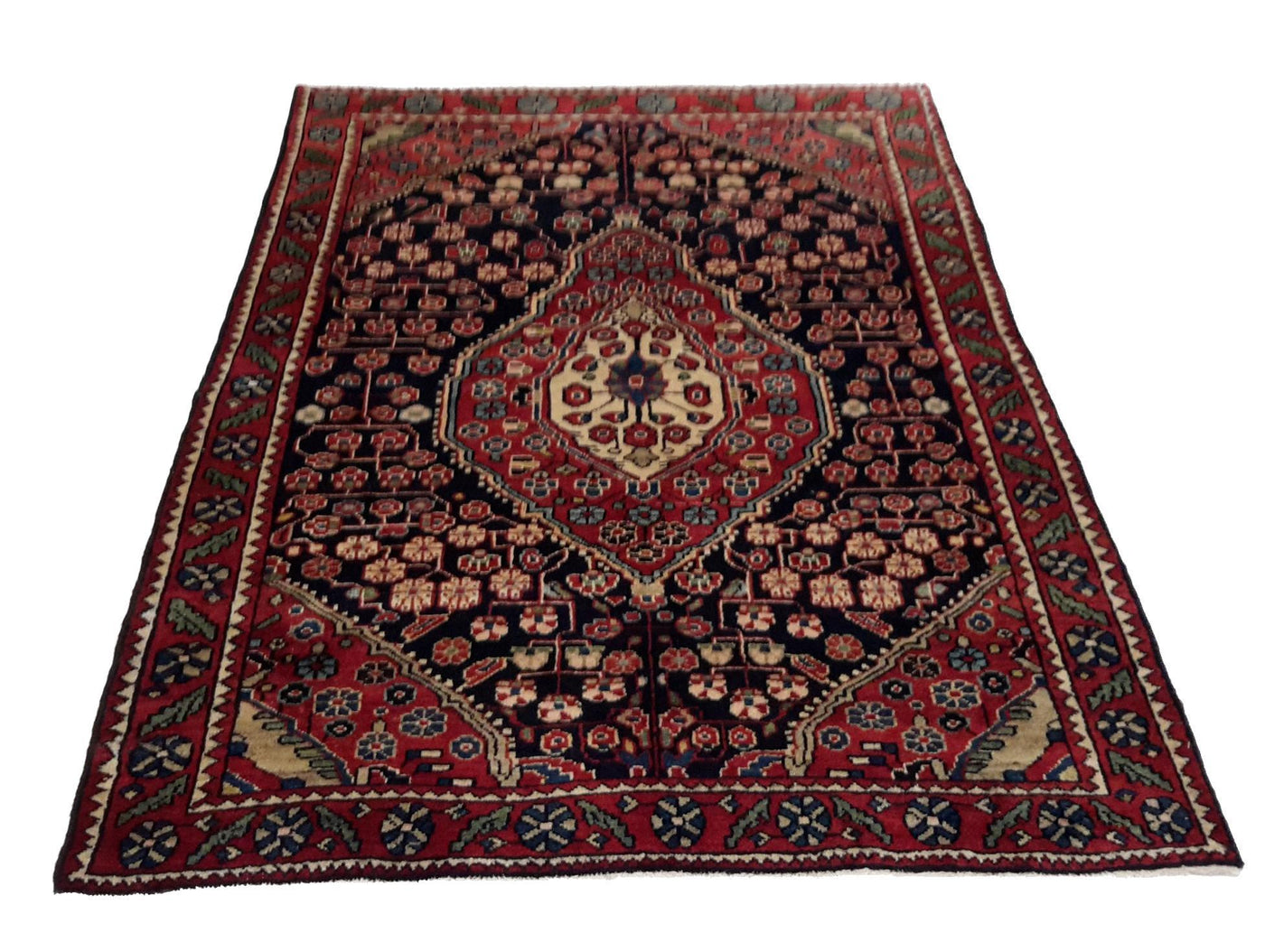 Canvello Persian Mahal Small Area Rugs For Living Room - 4'3'' X 6'7''