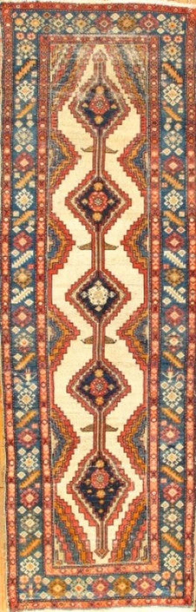 Canvello Persian Malayer Bedroom Runner Rugs - 2'11''X 9'