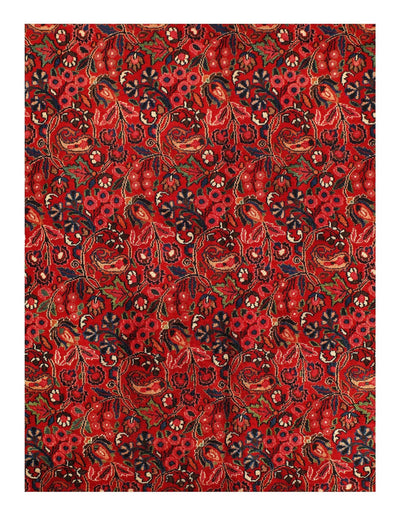 Canvello Silkroad Mashad Antique Red And Black Rugs - 10'1'' X 13'3'' - Canvello