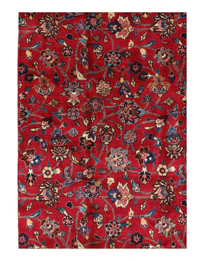Canvello Persian Mashad Dark Red Rugs - 11'6'' X 15'11''