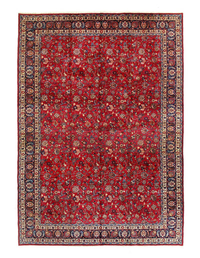 Canvello Silkroad Mashad Dark Red Rugs - 11'6'' X 15'11'' - Canvello