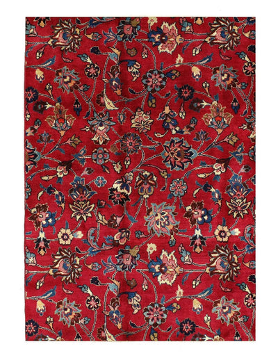 Canvello Silkroad Mashad Dark Red Rugs - 11'6'' X 15'11'' - Canvello