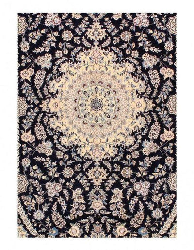 Canvello Silkroad Nain Silk & Wool Rug - 6'5" X 9'6" - Canvello