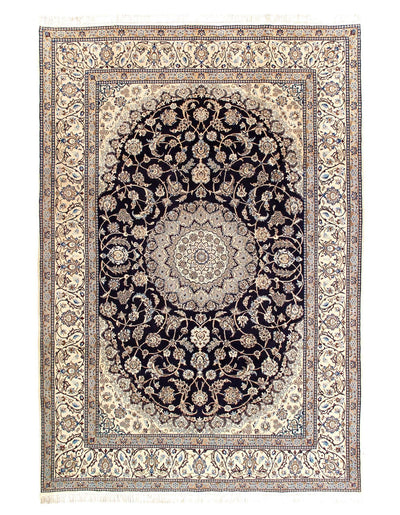 Canvello Silkroad Nain Wool And Silk Rugs - 6'9'' X 10' - Canvello