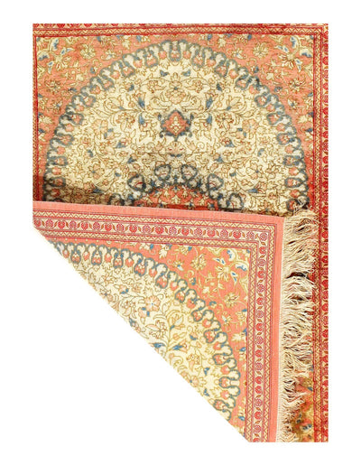 Canvello Silkroad Qum Wool And Silk Rugs - 1'11'' X 2'7'' - Canvello