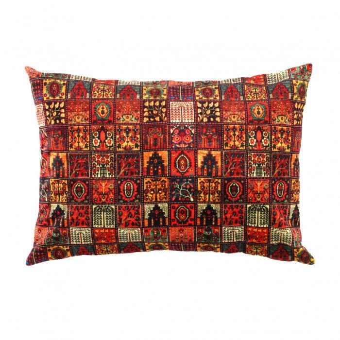 Canvello Silkroad Rug Bakhtiari design Pillow - 18' X 26' - Canvello