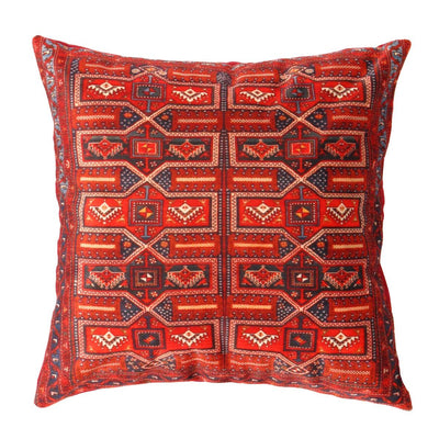 Canvello Silkroad Rug Throw Pillow - 16 ' X 16 ' - Canvello