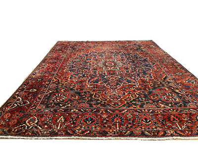 Canvello Persian Sami Antique Bakhtiari Rug - 11'2'' X 13'9''