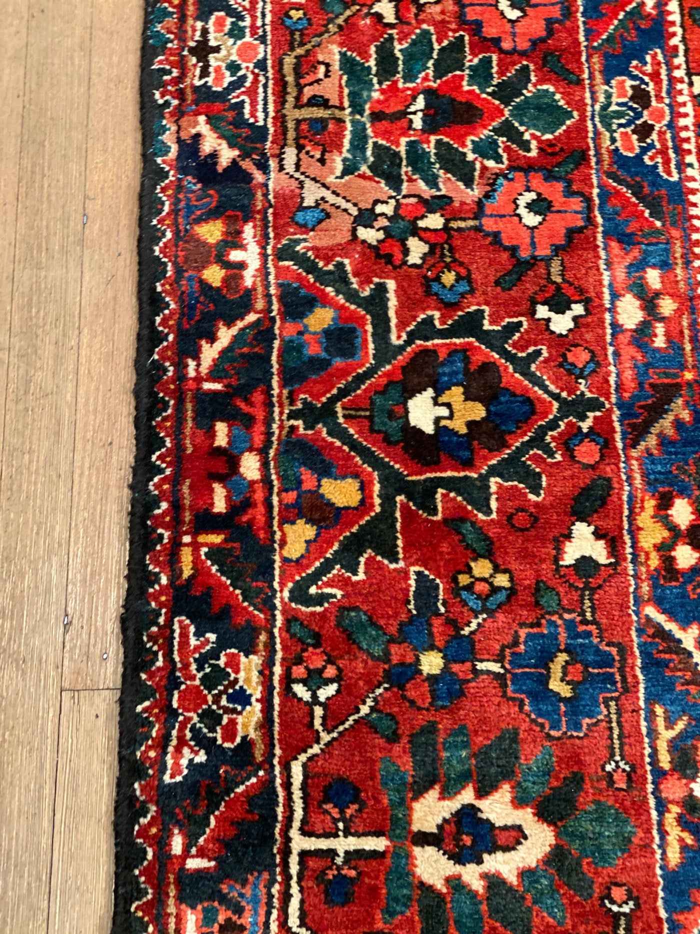 Canvello Persian Sami Antique Bakhtiari Rug - 11'2'' X 13'9''