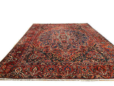 Canvello Silkroad Sami Antique Bakhtiari Rug - 11'2'' X 13'9'' - Canvello