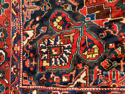 Canvello Silkroad Sami Antique Bakhtiari Rug - 11'2'' X 13'9'' - Canvello