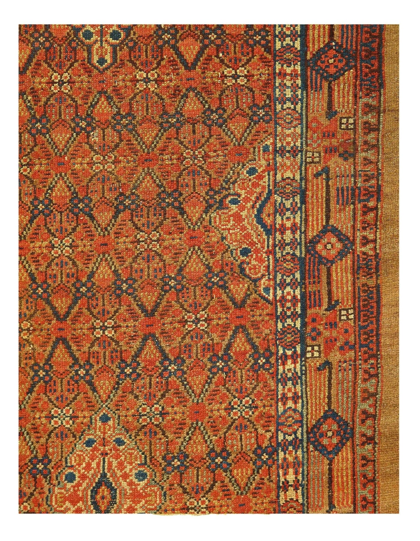 Canvello Silkroad Saraband Entry Runner Rug - 3'6'' x 14'.3'' - Canvello