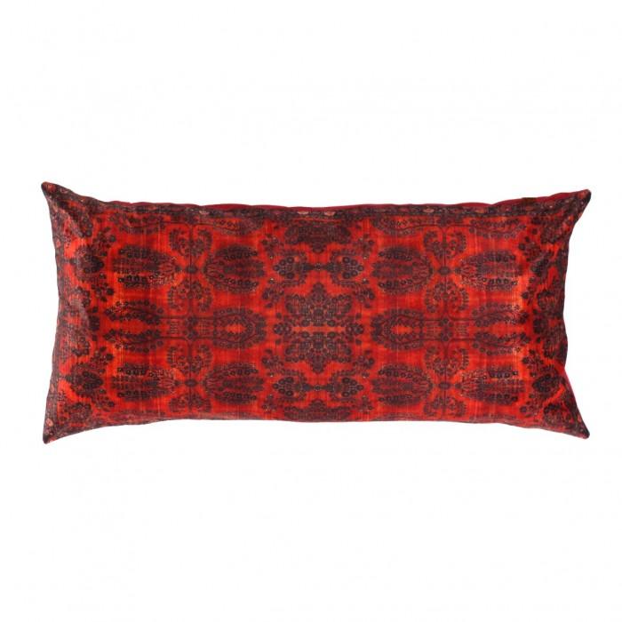 Canvello Silkroad sarouk design Throw Pillow - 15" X 30" - Canvello