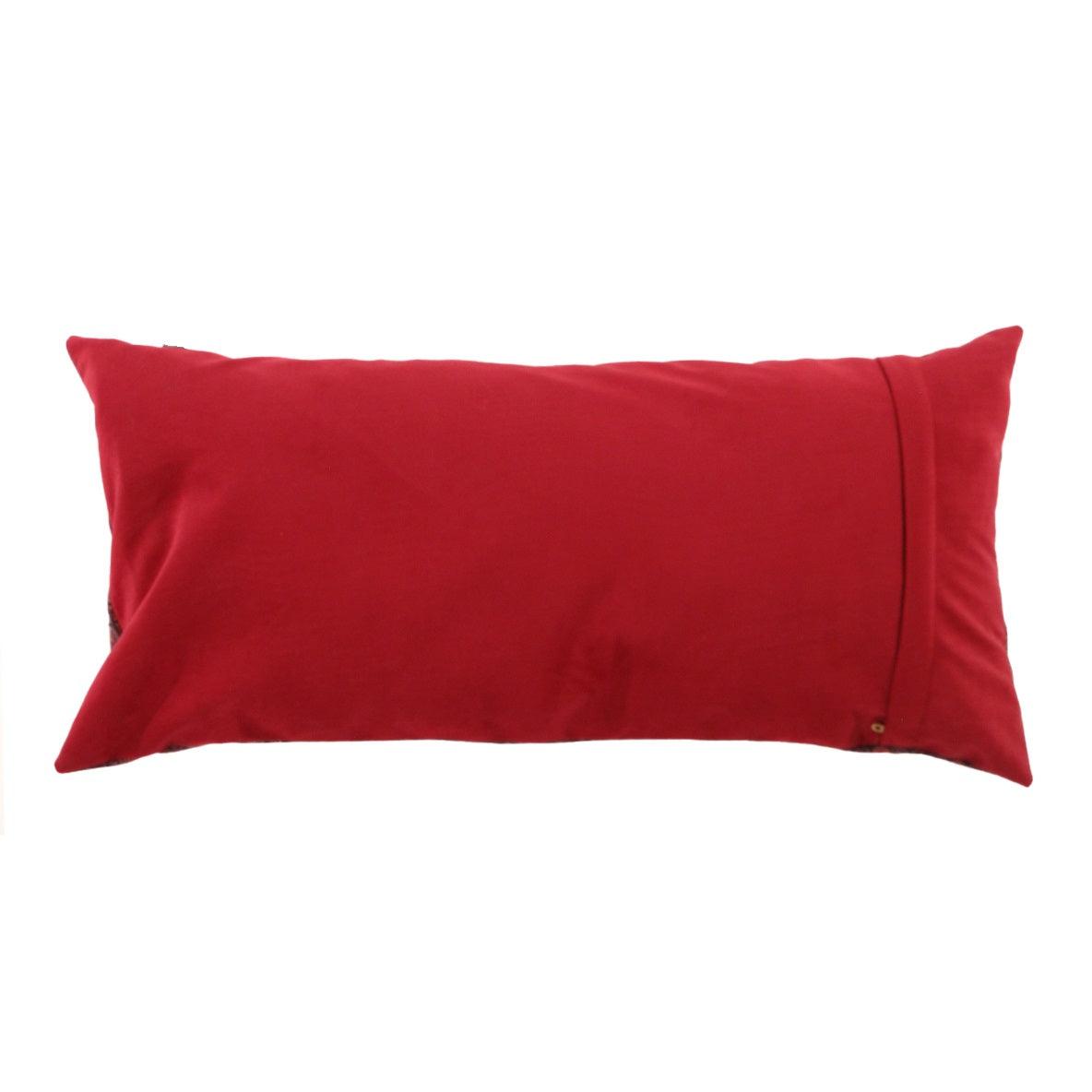 Canvello Silkroad sarouk design Throw Pillow - 15" X 30" - Canvello