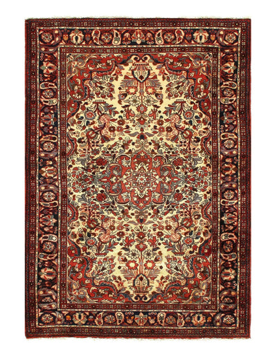 Canvello Silkroad Sarouk Modern Vintage Rug - 4'8" x 6'10" - Canvello