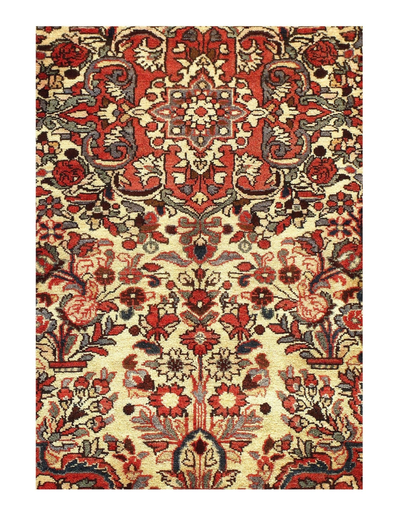 Canvello Silkroad Sarouk Modern Vintage Rug - 4'8" x 6'10" - Canvello