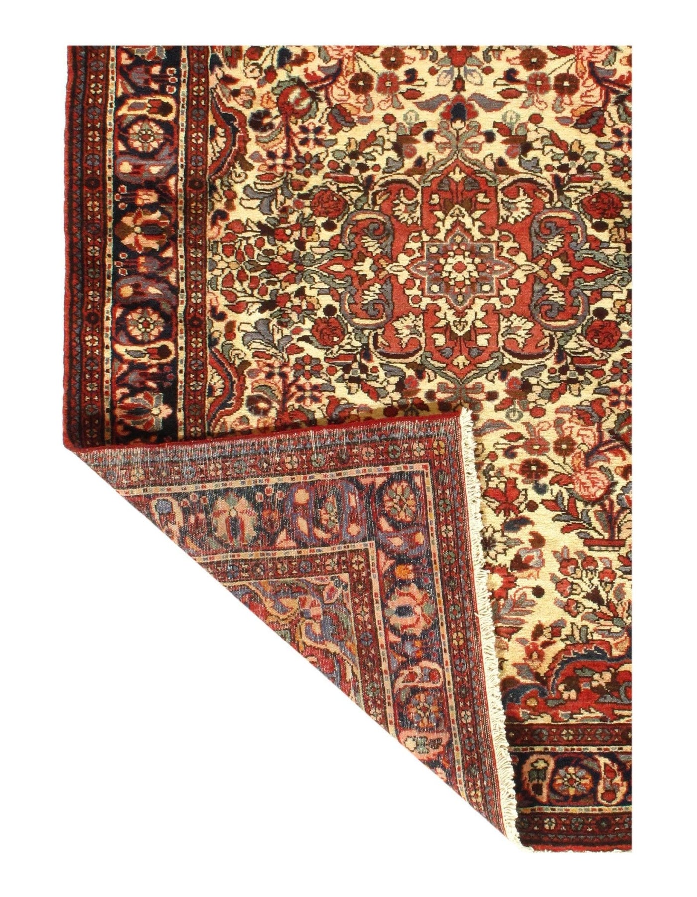 Canvello Silkroad Sarouk Modern Vintage Rug - 4'8" x 6'10" - Canvello