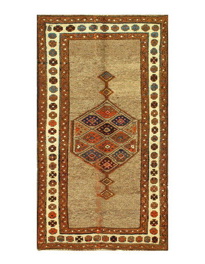 Canvello Persian Seraband Beige And Brown Rugs - 3'5'' X 5'6''