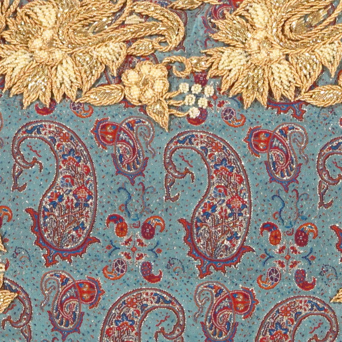 Canvello Silkroad Silk Termeh Blue 20'' - Canvello