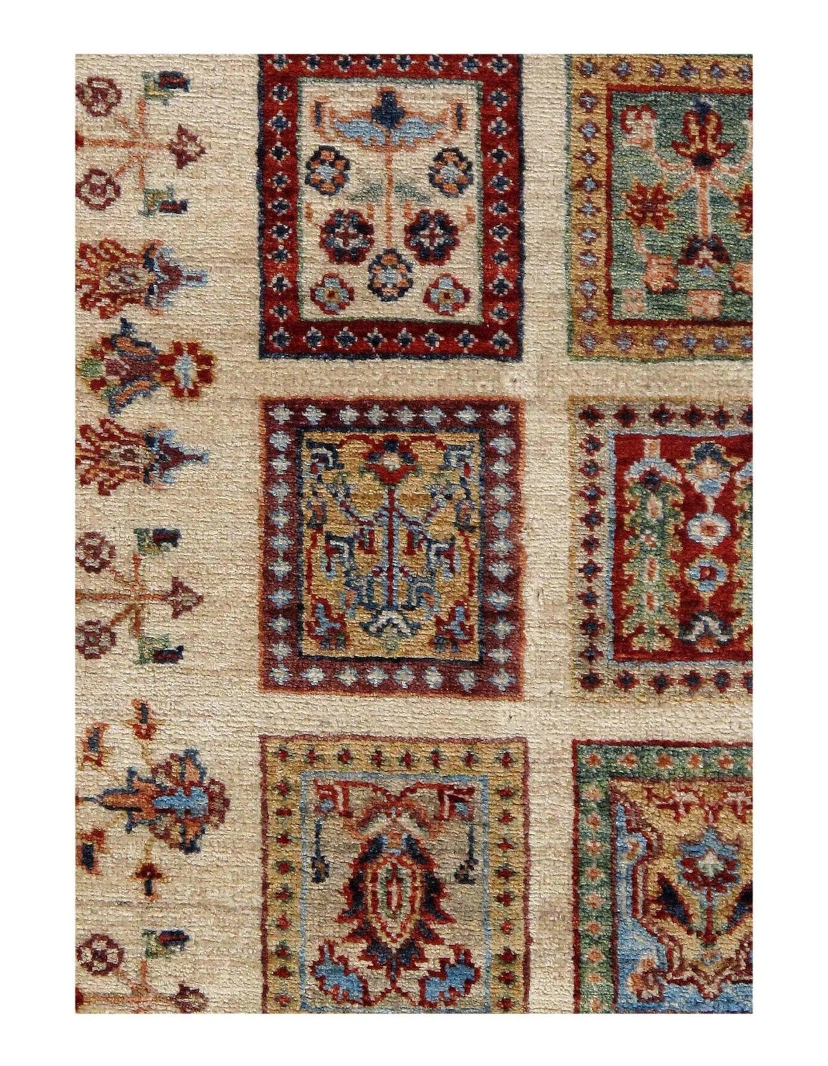 Canvello Silkroad Tabriz Farahan Design Hand - Knotted Runner - 2'10" X 9'6" - Canvello